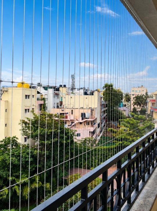 316 Grade Jindal SS Invisible Grill for balcony safety in Andhra Pradesh